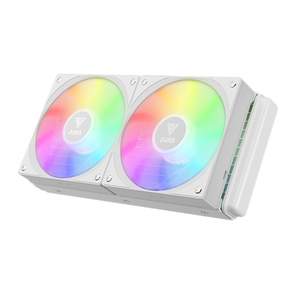 Water Cooler Gamdias Aura Gl 240 V2, 240mm, ARGB, Intel/AMD - Branco