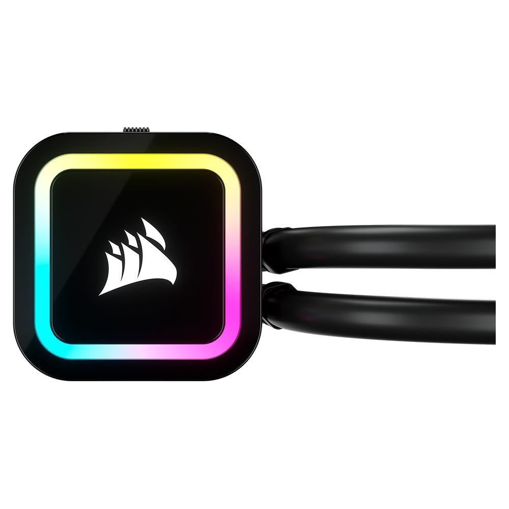 Water Cooler Corsair H60X Elite, RGB, 120mm, Intel/AMD - Preto