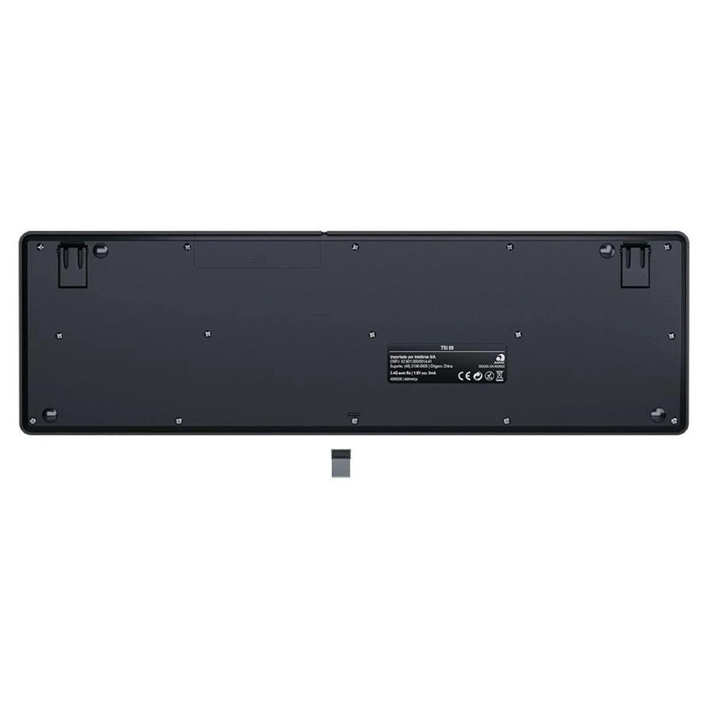 Teclado sem Fio Intelbras TSI50 ABNT2 Preto