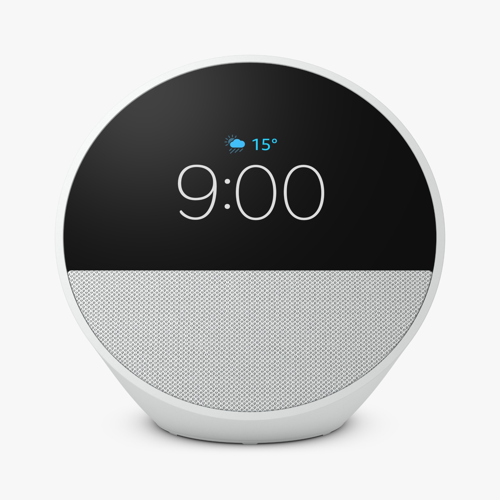 ECHO SPOT (2024) COM ALEXA, DESPERTADOR INTELIGENTE COM SOM VIBRANTE E ALEXA, BRANCA