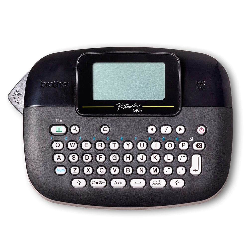 Rotulador Eletrônico Portátil com 3 Fitas Preto PTM95BKBP - Brother