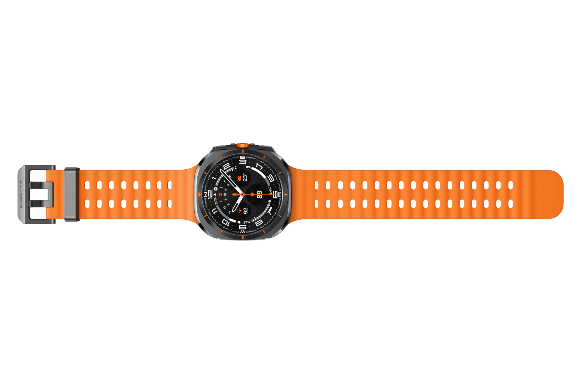 Relógio de Pulso Samsung Galaxy Watch Ultra, 47mm, LTE, Bluetooth, Display de 1.47", Titanio Cinza