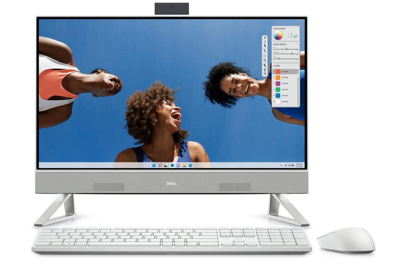 Desktop All In One Dell Inspiron 24 i5-1334U 8GB 512GB SSD 23,8 FHD Windows 11 Home - 1 Ano no Local