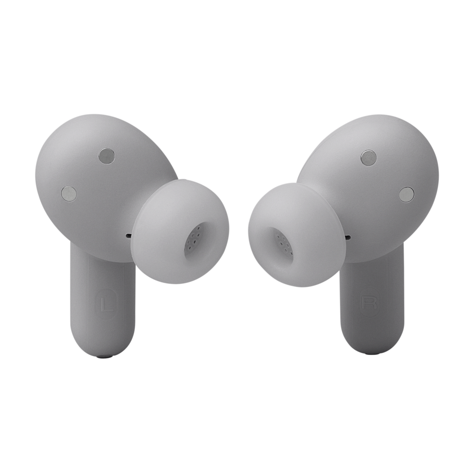 Fone de Ouvido JBL TWS Live Beam 3 Prata, Bluetooth 5.3, IP55, Áudio Hi-Res, JBLLIVEBEAM3SIL