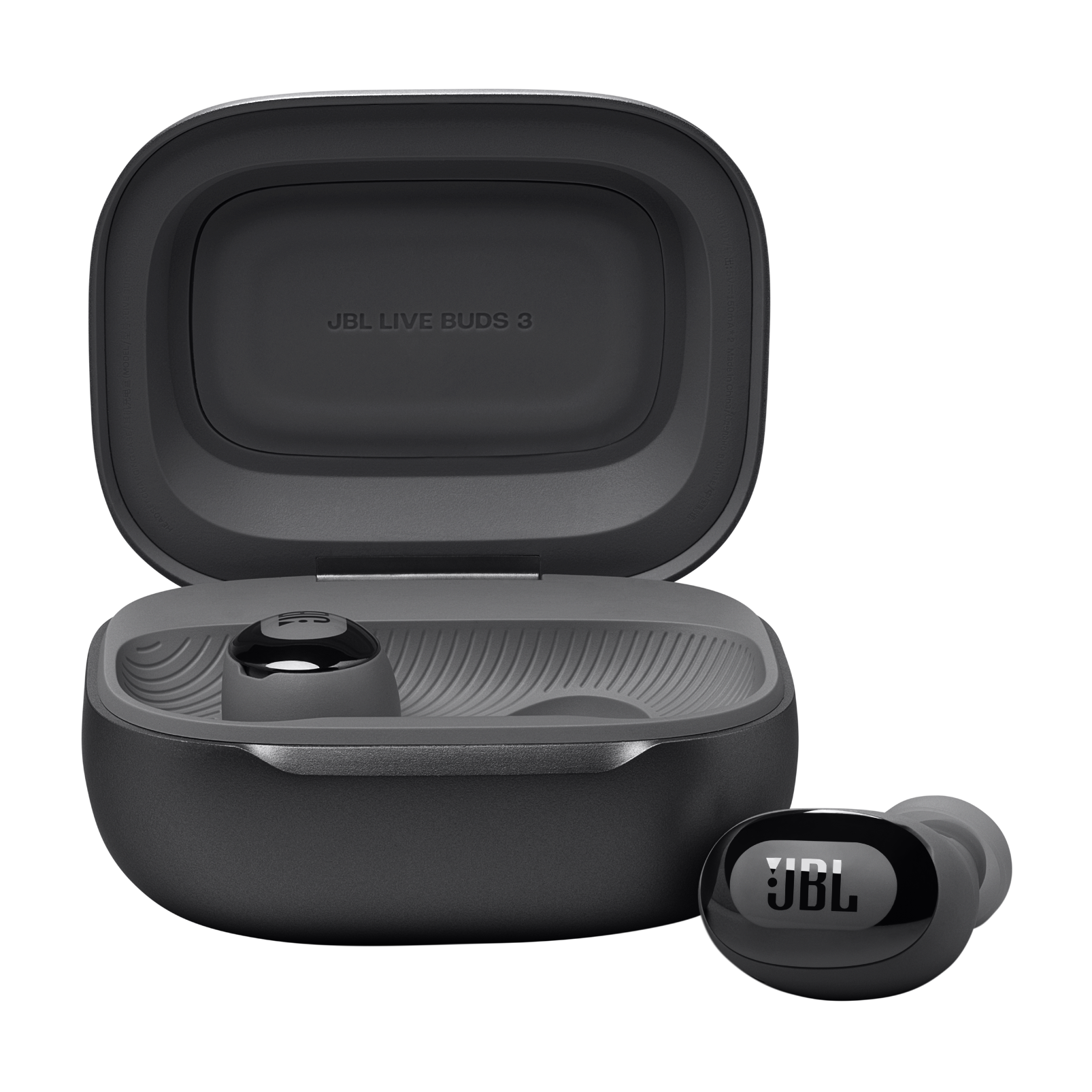 Fone de Ouvido JBL TWS Live Buds 3 Preto, Bluetooth 5.3, IP55, Áudio Hi-Res, JBLLIVEBUDS3BLK