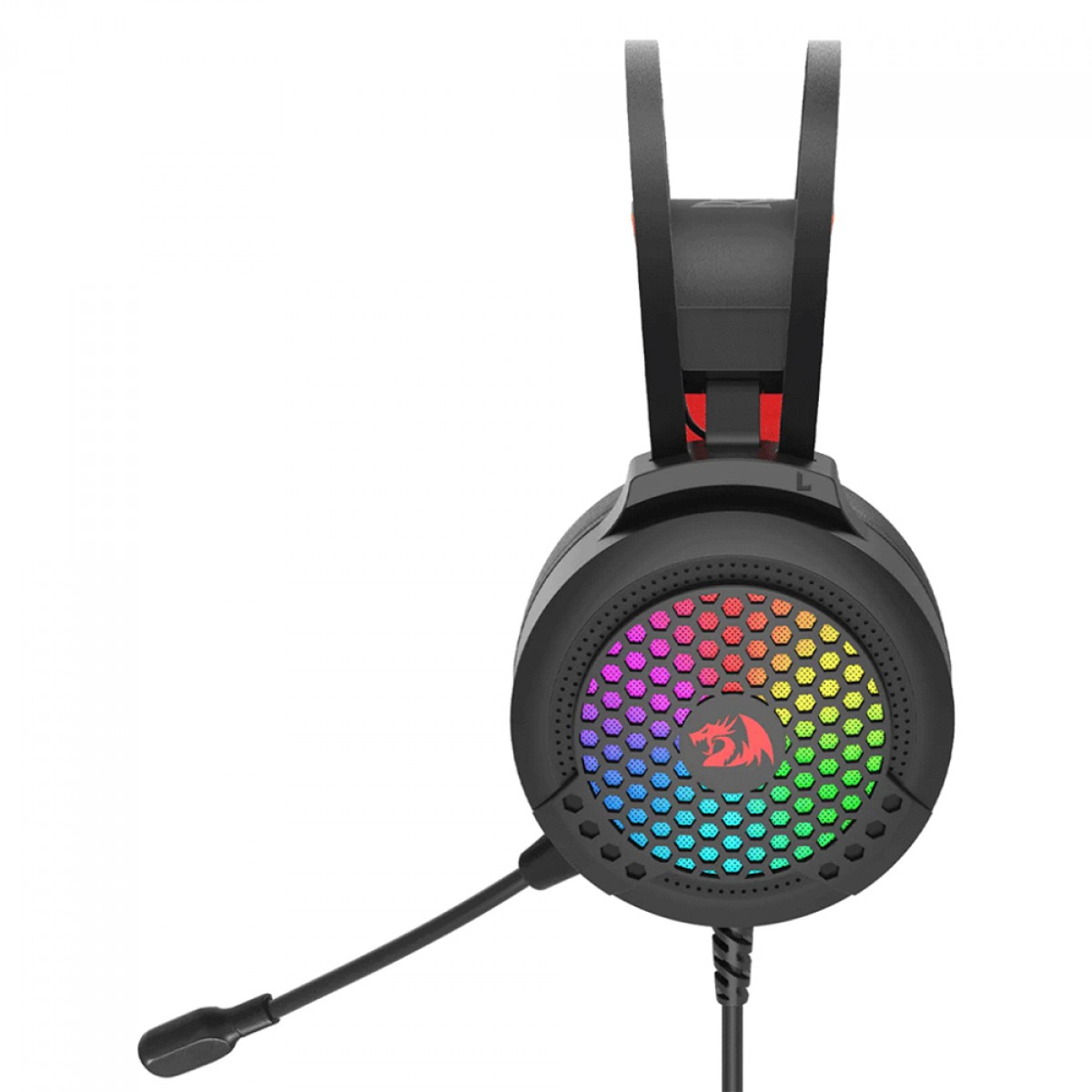 Headset Gamer Redragon Carmen, RGB, Drives 50mm, Multiplataformas, H261