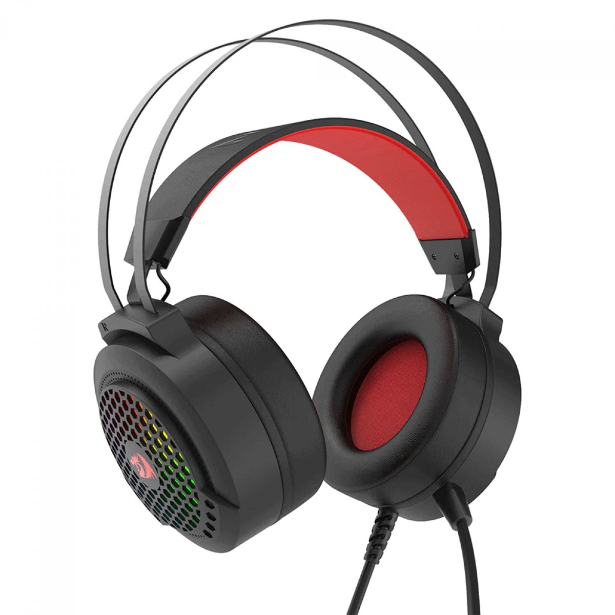 Headset Gamer Redragon Carmen, RGB, Drives 50mm, Multiplataformas, H261