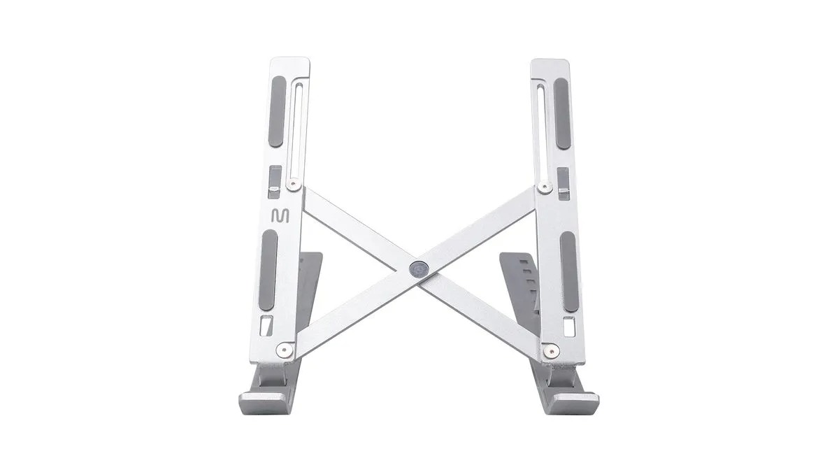 Suporte Portátil de Alumínio para Notebook, Multilaser, Prata, AC378