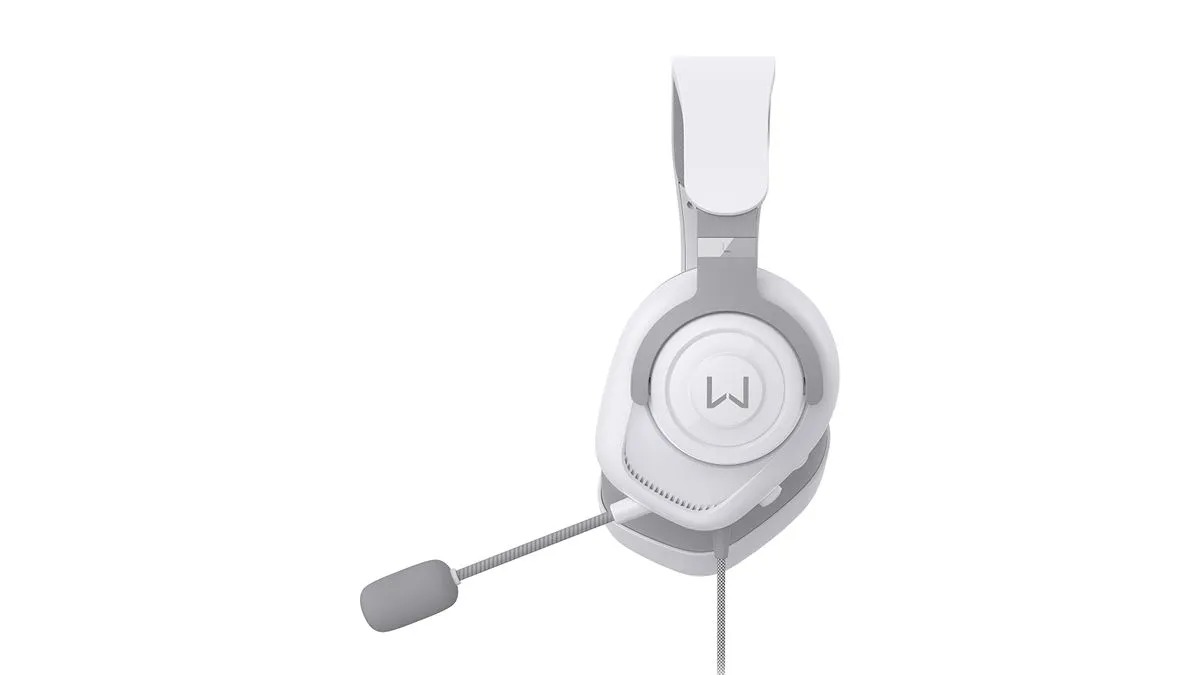 Headset Gamer com Fio Warrior Huginn Branco, PH700