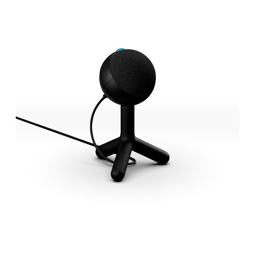 Microfone Condensador Gamer Logitech G Yeti Orb, RGB LightSync, USB Plug And Play - Preto