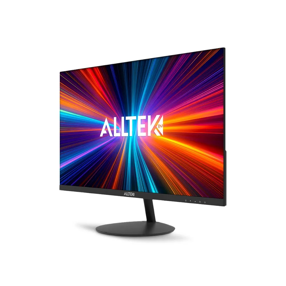 Monitor LED 21,5" 100Hz 5ms Full HD Alltek, Painel VA, HDMI/VGA - Preto