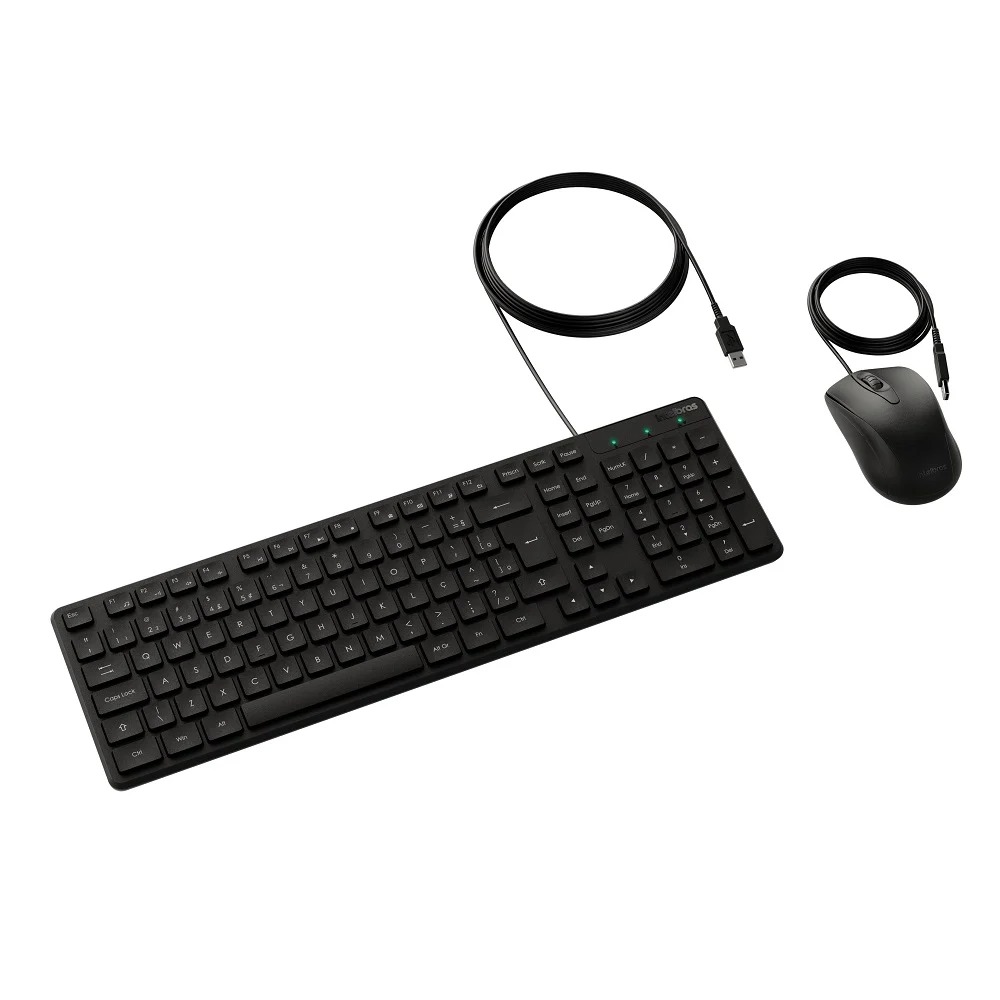 Teclado e Mouse Intelbras CCI20 com Fio - Preto