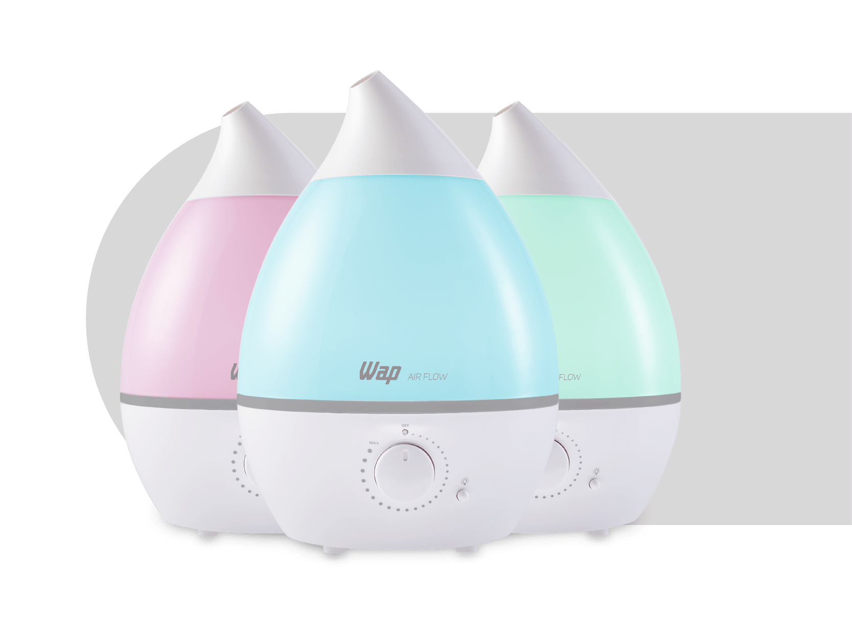 Umidificador de Ar Wap, 4L, Bivolt, com Luminária e Difusor de Aromas, Air Flow, W007733