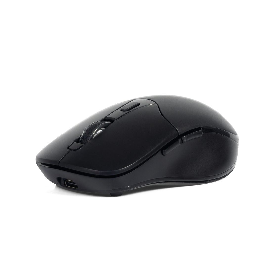 Mouse sem Fio Bluetooth C3 Tech M BT60BK Preto, Recarregavel, Dual Mode, USB 2.4GHz