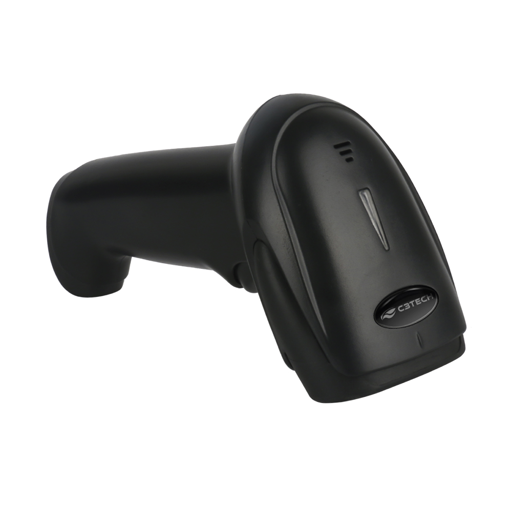Leitor de Código de Barras 1D 2D sem Fio Lb W110BK C3Tech Escaneamento Manual e Automático