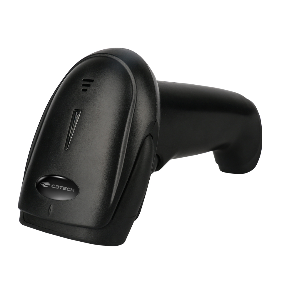 Leitor de Código de Barras 1D 2D sem Fio Lb W110BK C3Tech Escaneamento Manual e Automático