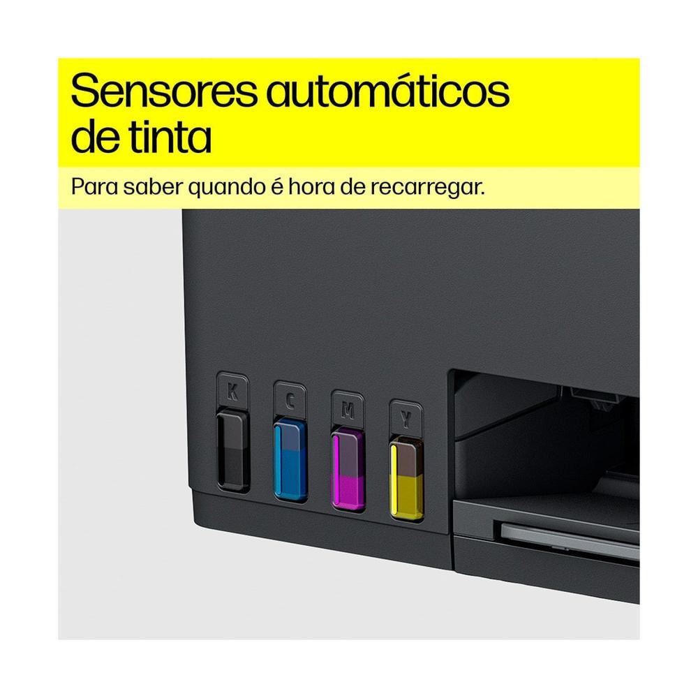 Impressora HP Smart Tank 584 Multifuncional Tanque de Tinta Colorida, Wi-Fi, USB, Bivolt