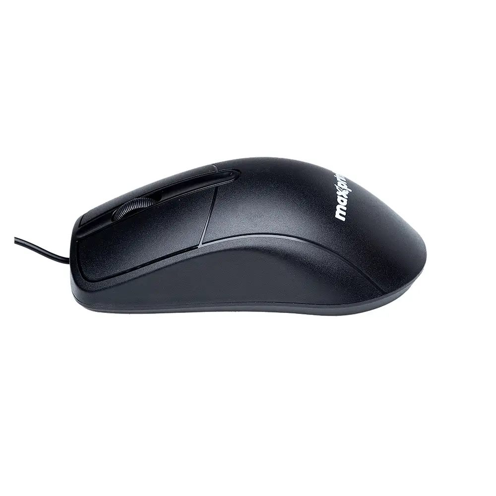 Mouse com Fio Maxprint Officeeasy, USB 2.0, 1200dpi, Cabo 1,35 Metros, Preto, 60000154
