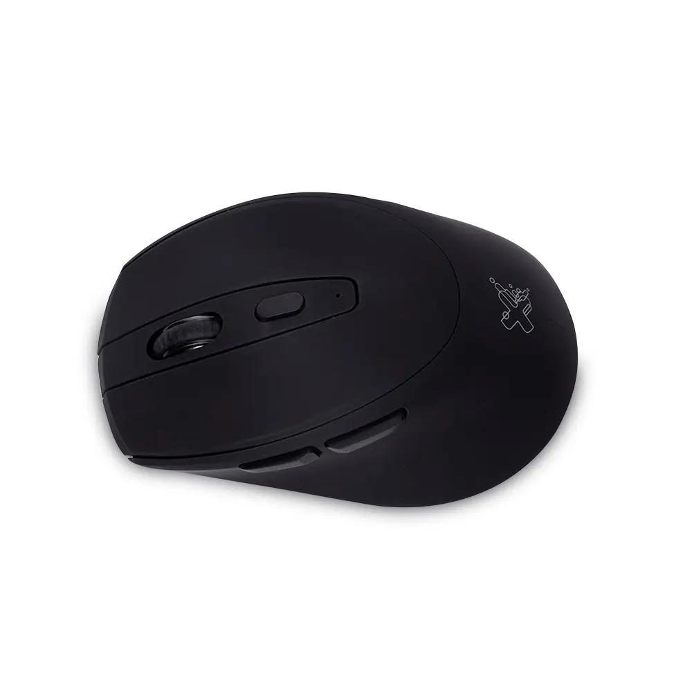 Mouse sem Fio Maxprint Oriente Preto, 1600dpi, Wireless 2.4 GHz, Alcance 10m, 6 Botões, 60000108