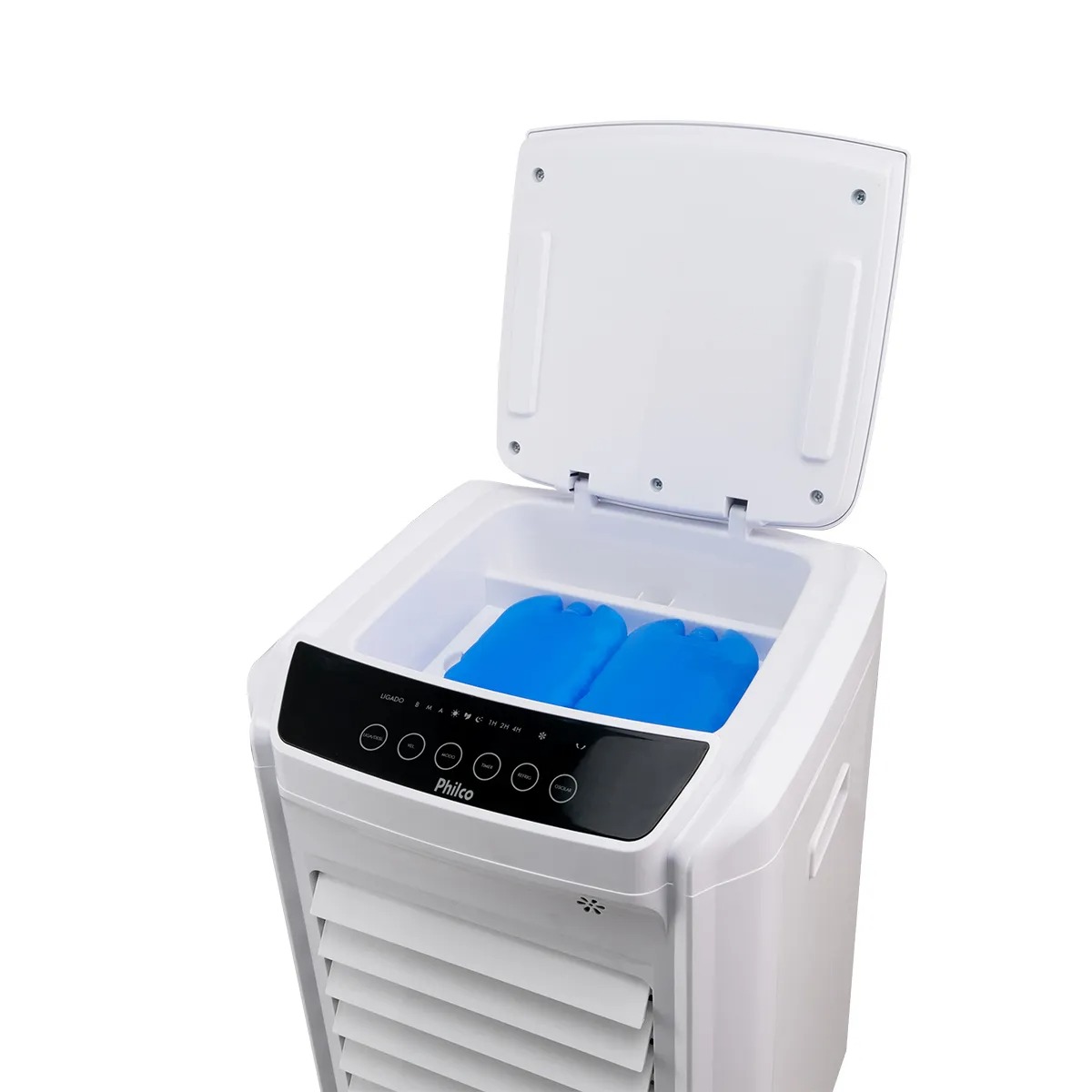 Climatizador Philco 14L, 4 em 1, 3 Velocidades, Função Timer, Controle Remoto, Painel Touch, 127V