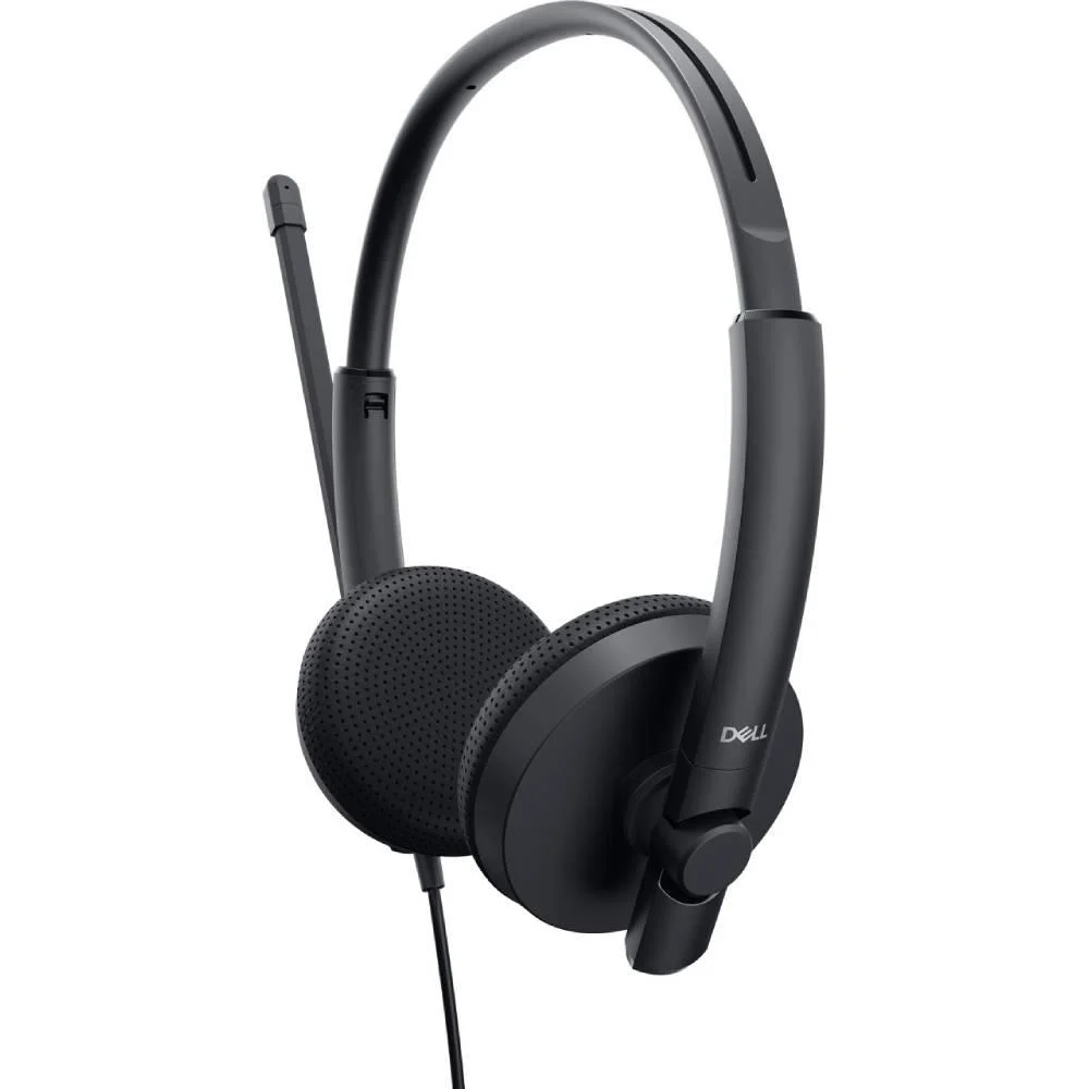 Headset com Fio USB Dell Pro Stereo WH1022, Controle de Áudio, Preto, com Microfone, 520-AAWV
