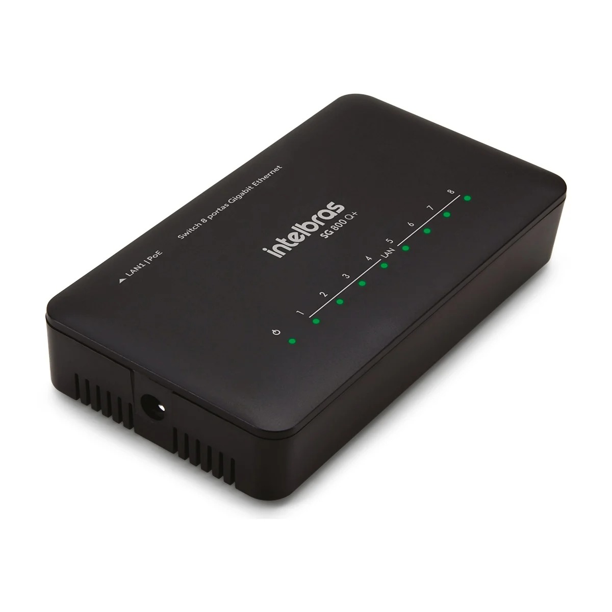 Switch 8P Gigabit 10/100/1000 Sg 800 Q+ - Intelbras