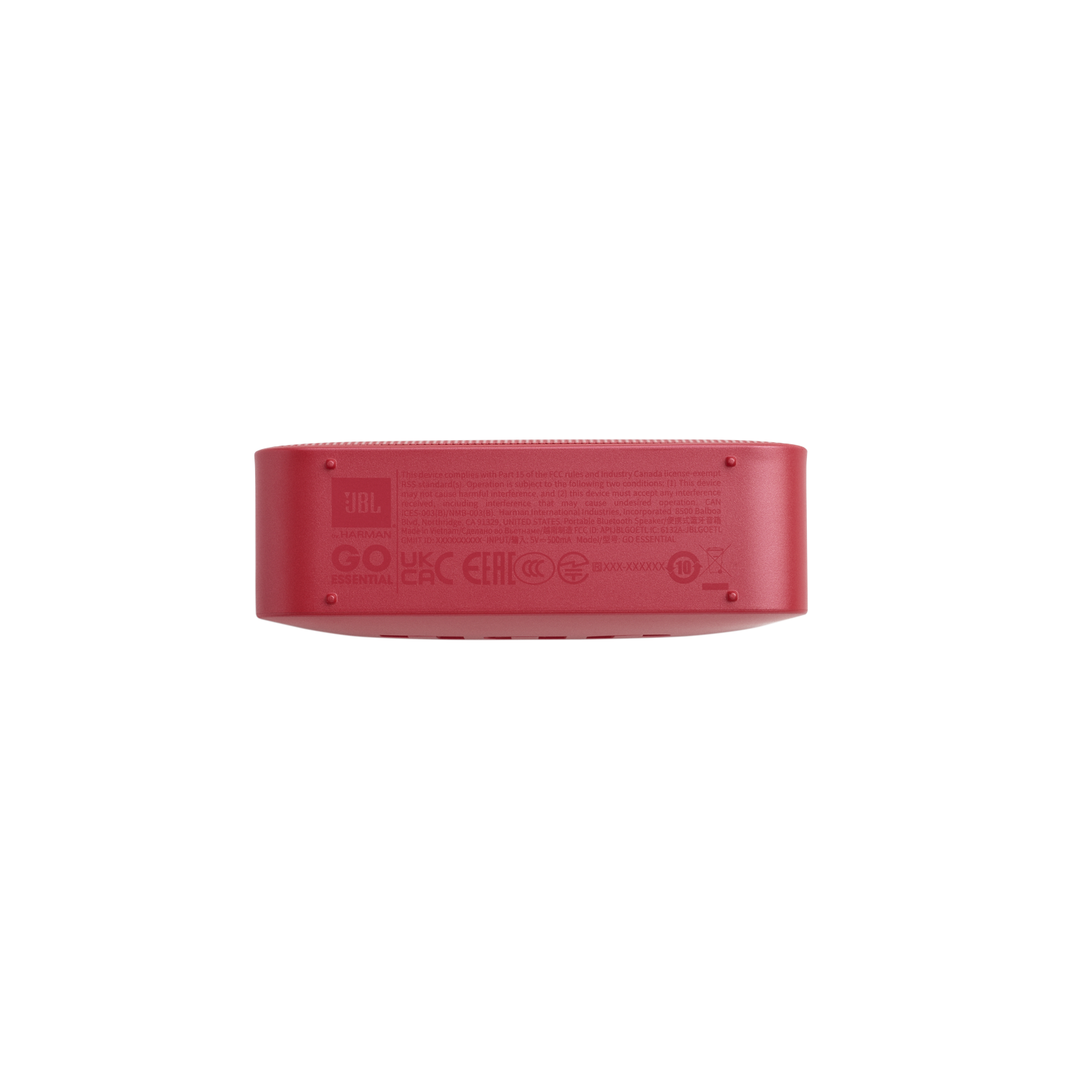 Caixa de Som JBL Go Essential à Prova D'água 3.1W Vermelha - Jblgoesred