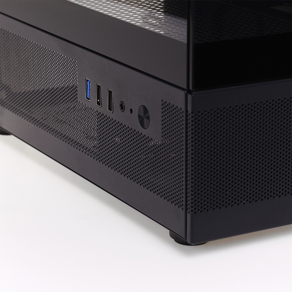 Gabinete Gamer Liketec Mahal Dark, Mid-Tower, Vidro Temperado, sem Fonte sem Fans - Preto