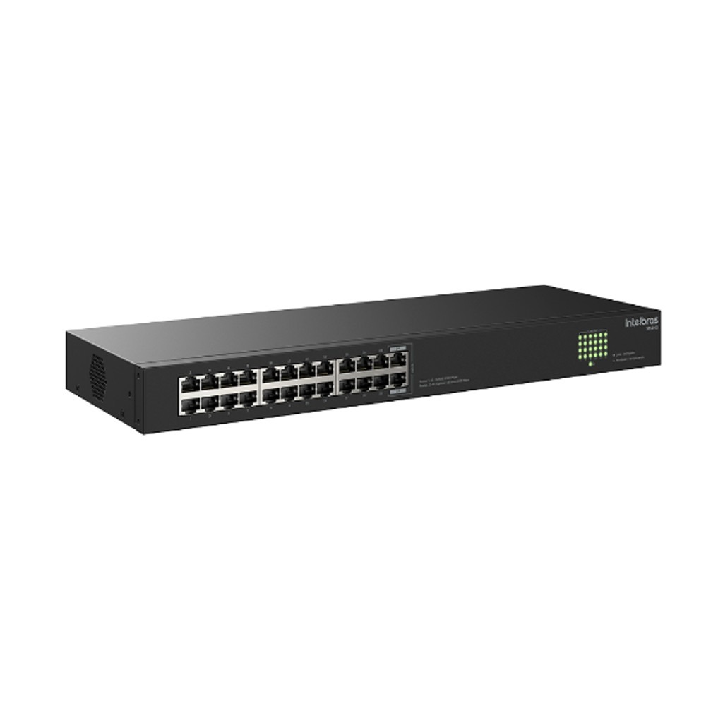 Switch Não Gerenciavel 24P Gigabit Ethernet 10/100/1000 Sg 1224G - Intelbras