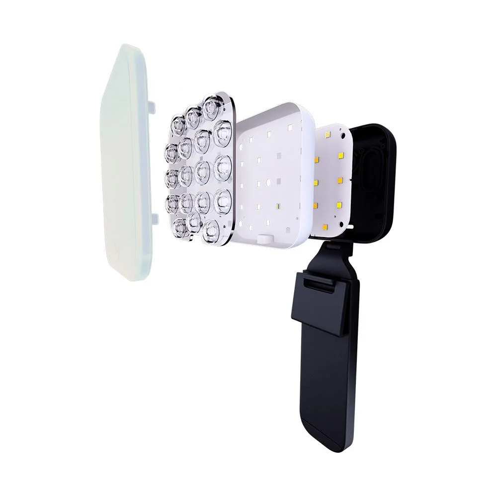 Iluminador LED Logitech Litra Glow,tecnologia Truesoft, Braço Ajustável, Controle por App, PC/Mac
