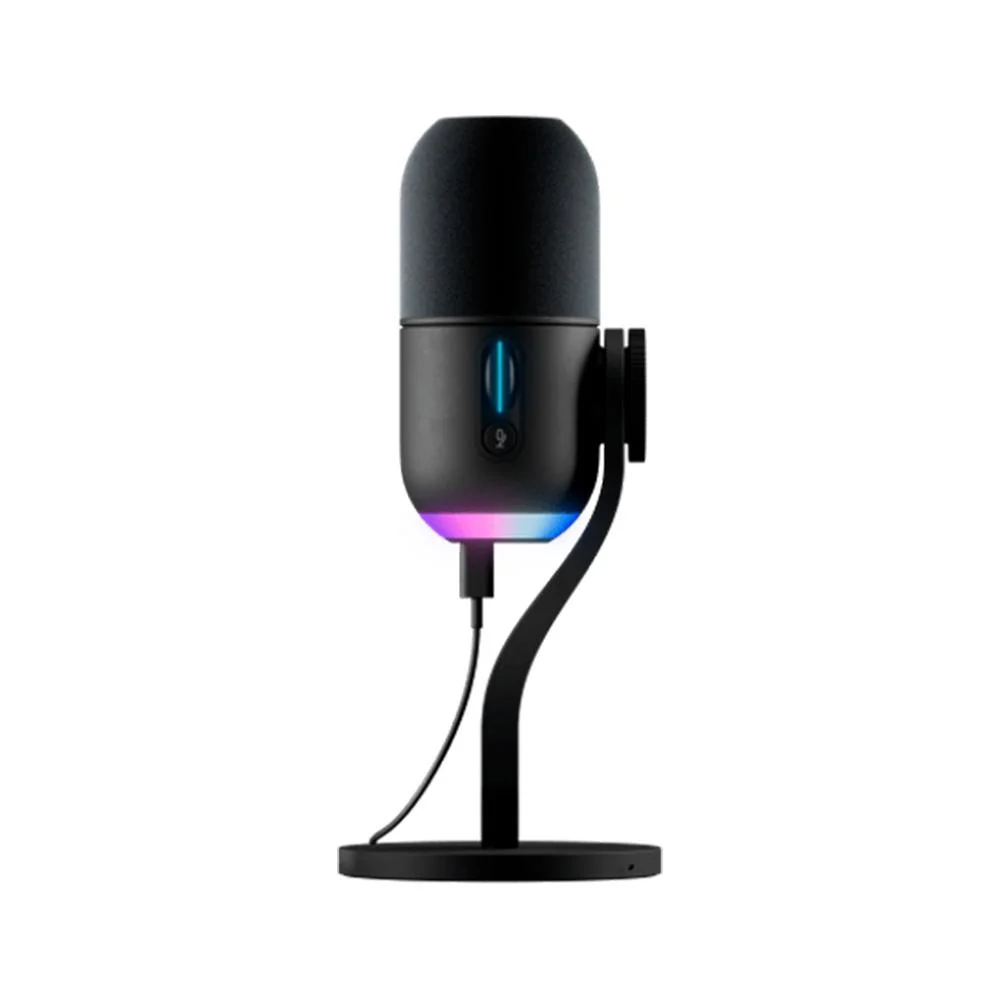 Microfone Gamer Logitech G Yeti Gx, RGB LightSync, USB Plug And Play, Streaming - Preto