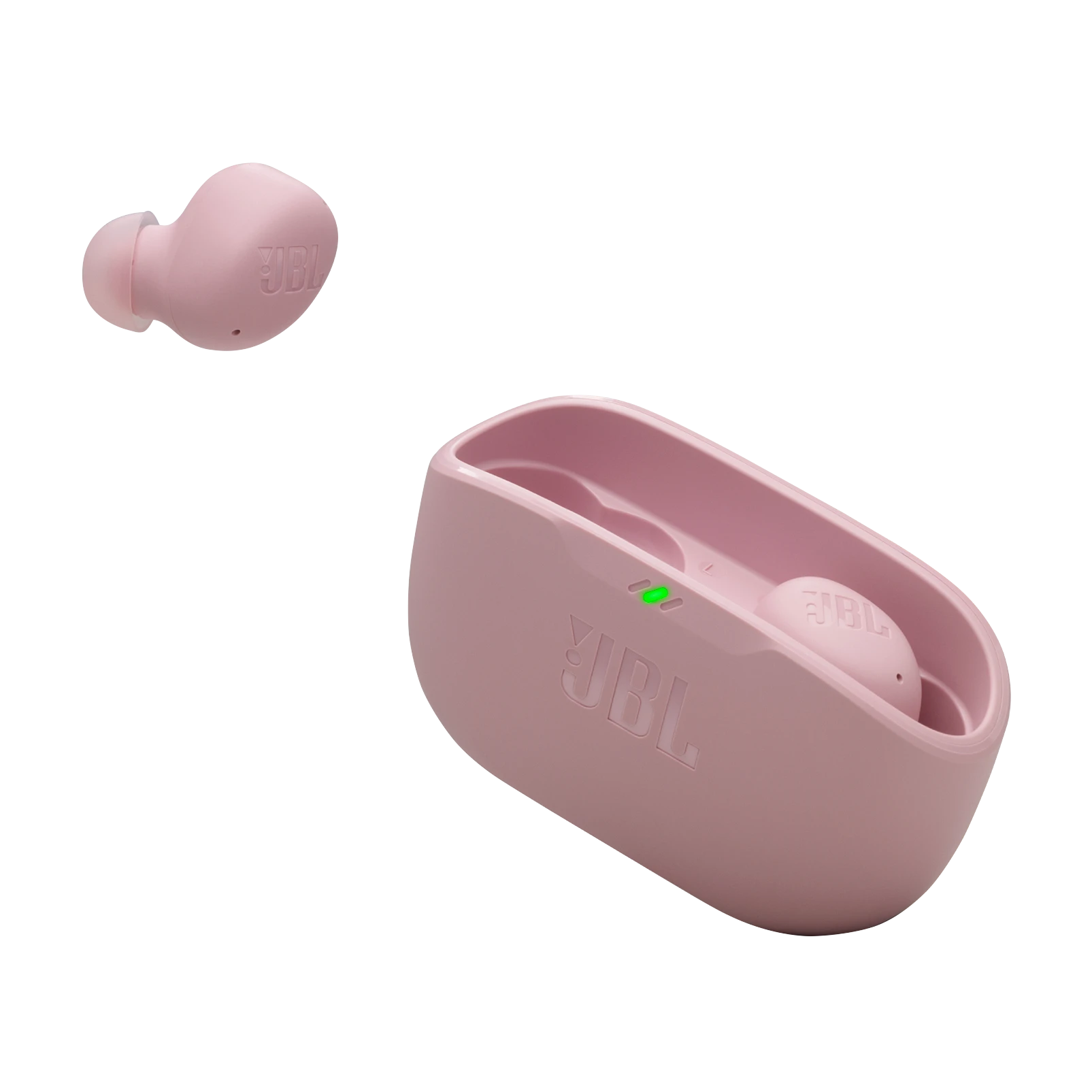Fone de Ouvido JBL TWS Wave Buds 2 Rosa, Bluetooth 5.3, Resistente a Água e Poeira, JBLWBUDS2PIK
