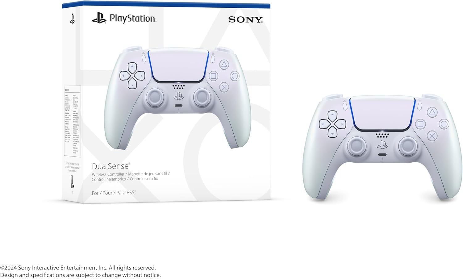 Controle sem Fio Dualsense Chroma Pearl para PS5