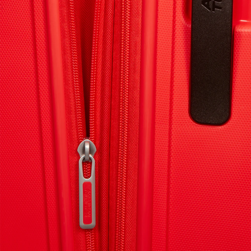 Mala de Viagem American Tourister, Sunside, Média, Expansivel, Polipropileno, Vermelho
