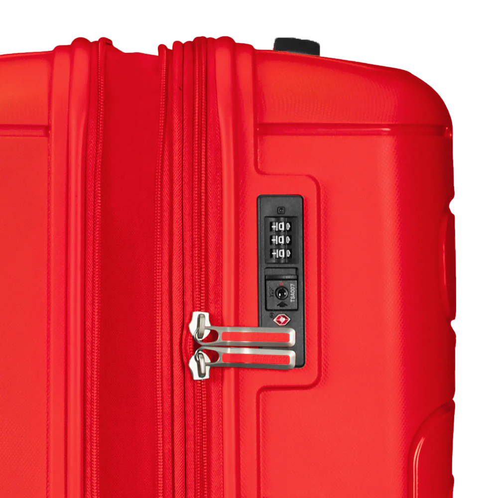 Mala de Viagem American Tourister, Sunside, Média, Expansivel, Polipropileno, Vermelho