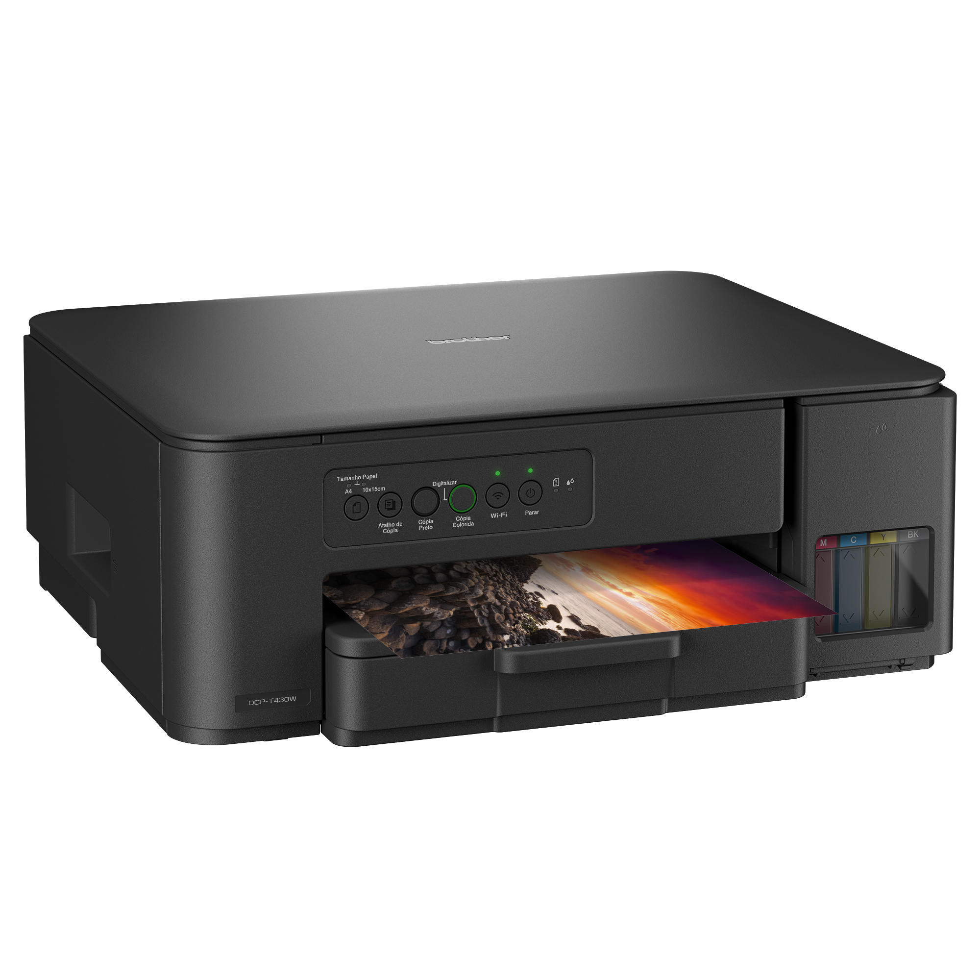 Impressora Multifuncional Tanque de Tinta Color DCPT430W Brother Wi-Fi Bivolt