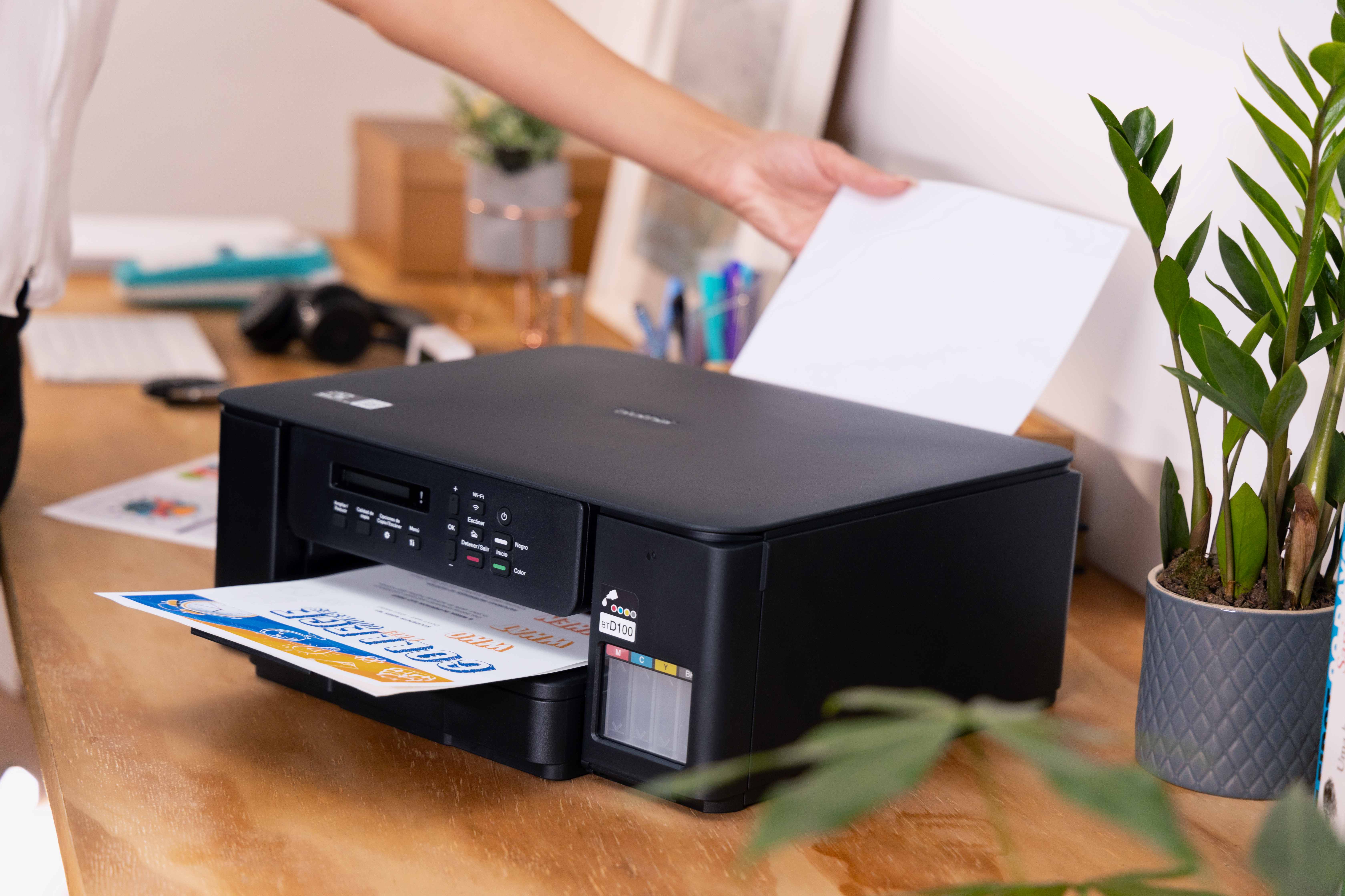Impressora Multifuncional Tanque de Tinta Color Duplex DCPT530DW Brother Wi-Fi Bivolt