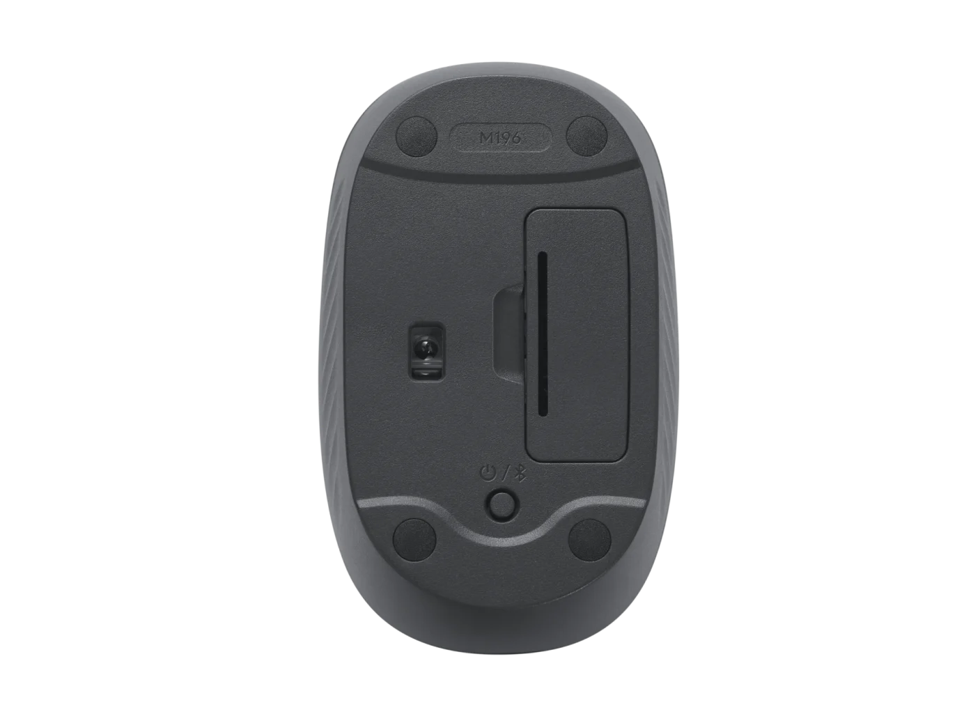 Mouse sem Fio Logitech M196, Bluetooth, Design Ambidestro, Compacto, Grafite