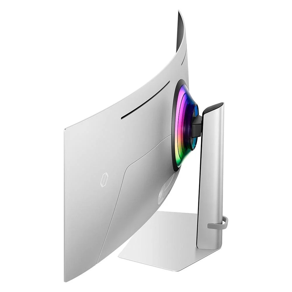 Monitor Gamer Curvo Samsung Odyssey G9 OLED 49" Super UltraWide 240Hz 0.03ms HDMI/DP - Prata