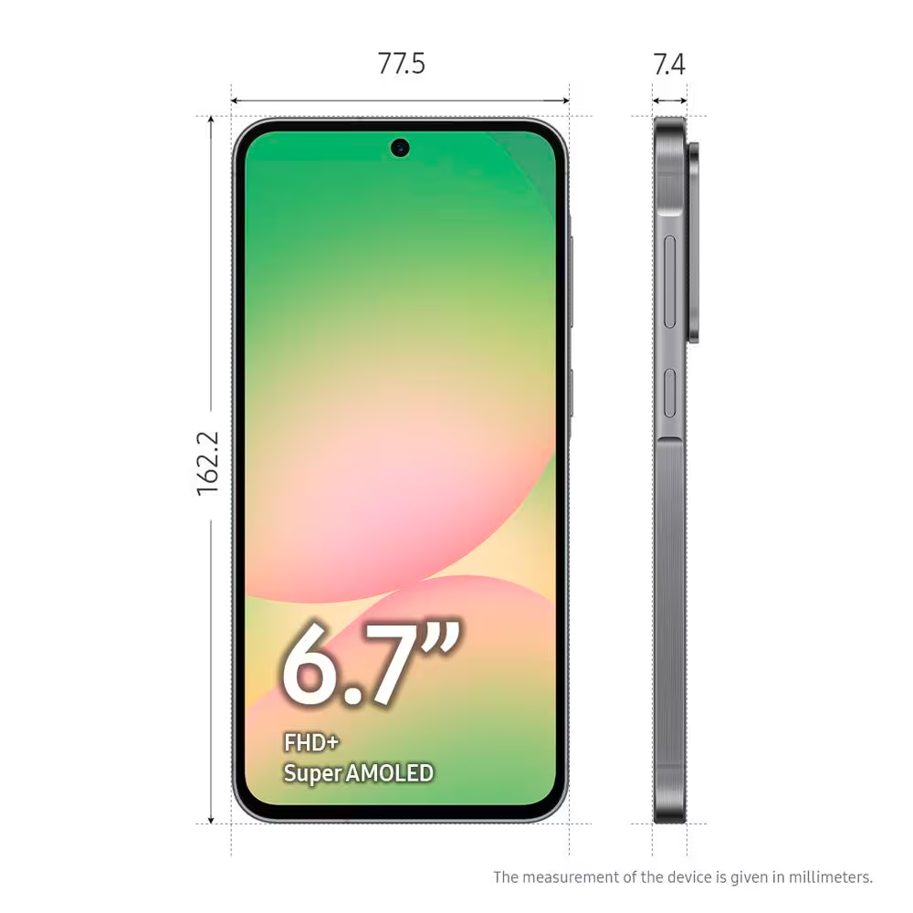 Smartphone Samsung Galaxy A56 5G, 128GB, 8GB RAM, Rosa, Câmera de 50MP, Tela Super Amoled 6.7", IP67