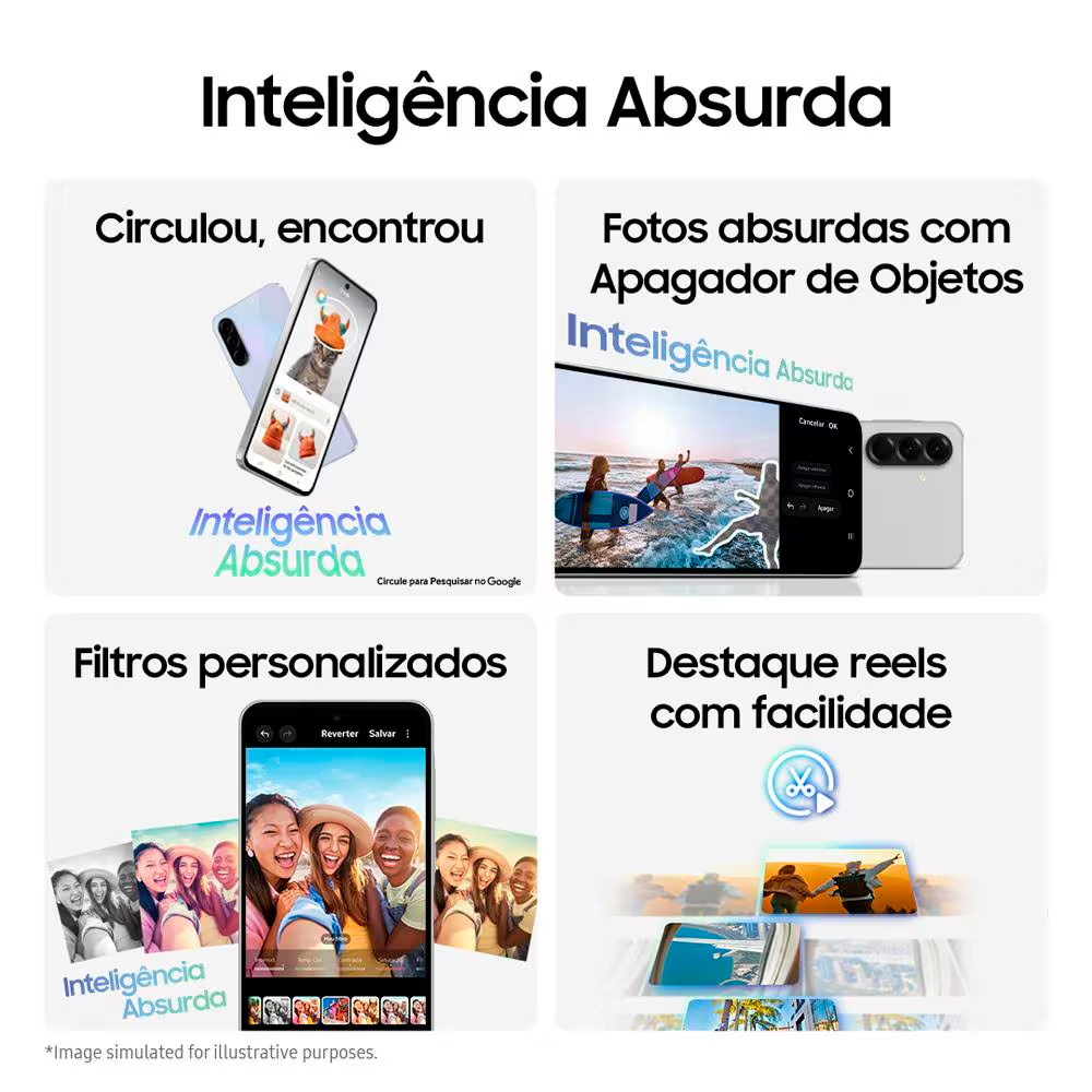 Smartphone Samsung Galaxy A56 5G, 128GB, 8GB RAM, Rosa, Câmera de 50MP, Tela Super Amoled 6.7", IP67