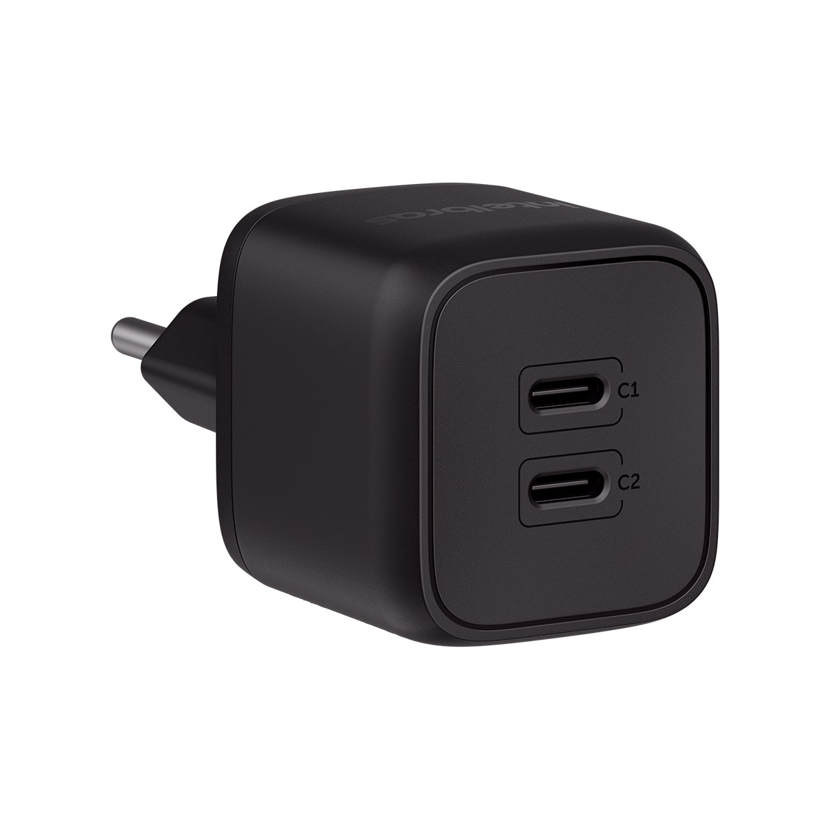 Carregador de Parede Turbo Intelbras 2 USB-C EC20 Power 45W Preto