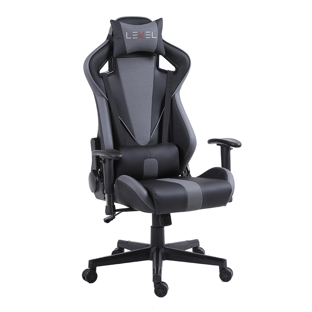 Cadeira Gamer Level LV-C02BN - Preto/Cinza
