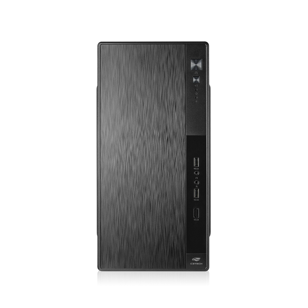 Gabinete Office C3 Tech Micro-ATX, Mini-Tower, sem Fonte sem Fan C3 - MT-31V2BK