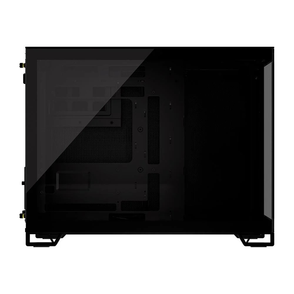 Gabinete Gamer Corsair 2500x M-ATX, Mini-Tower, Vidro Temperado, sem Fans sem Fonte - Preto