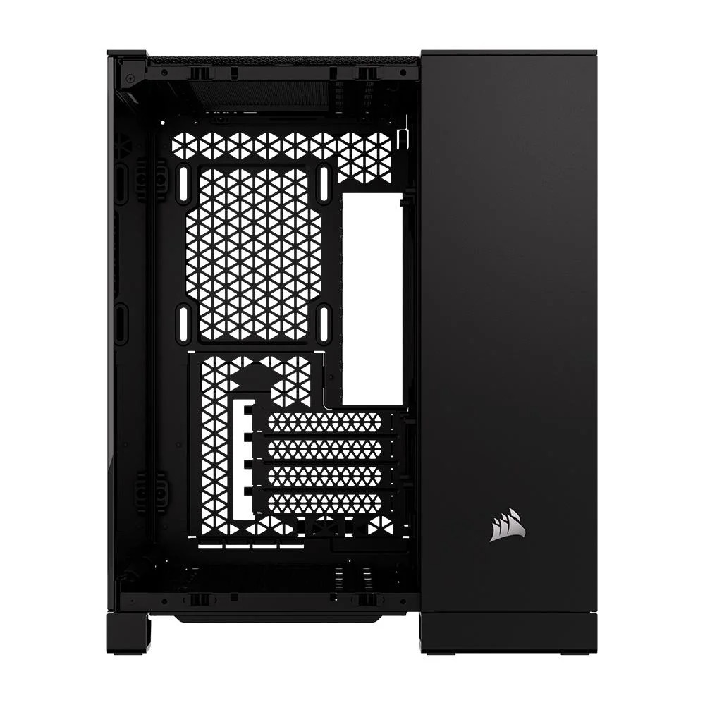 Gabinete Gamer Corsair 2500x M-ATX, Mini-Tower, Vidro Temperado, sem Fans sem Fonte - Preto