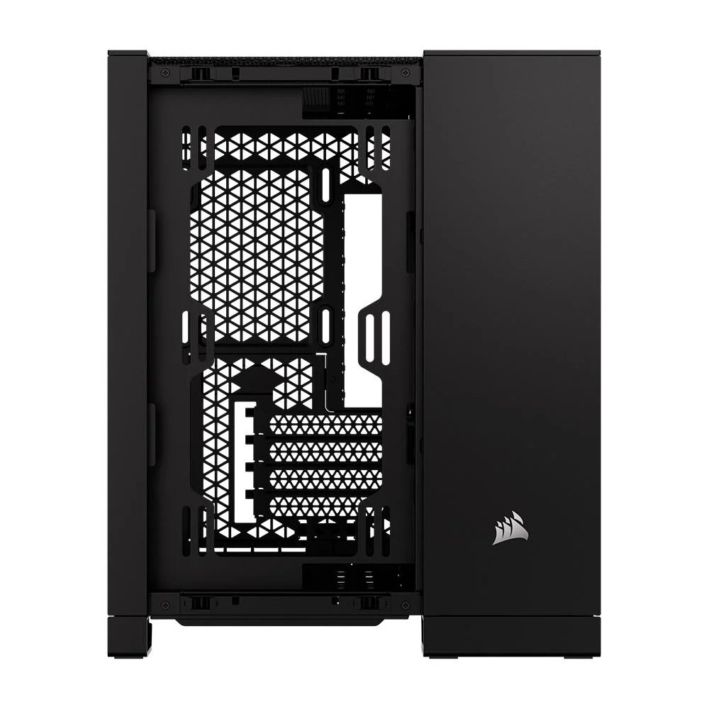 Gabinete Gamer Corsair 2500D Air Flow M-ATX, Mini-Tower, Vidro Temperado, sem Fans sem Fonte - Preto