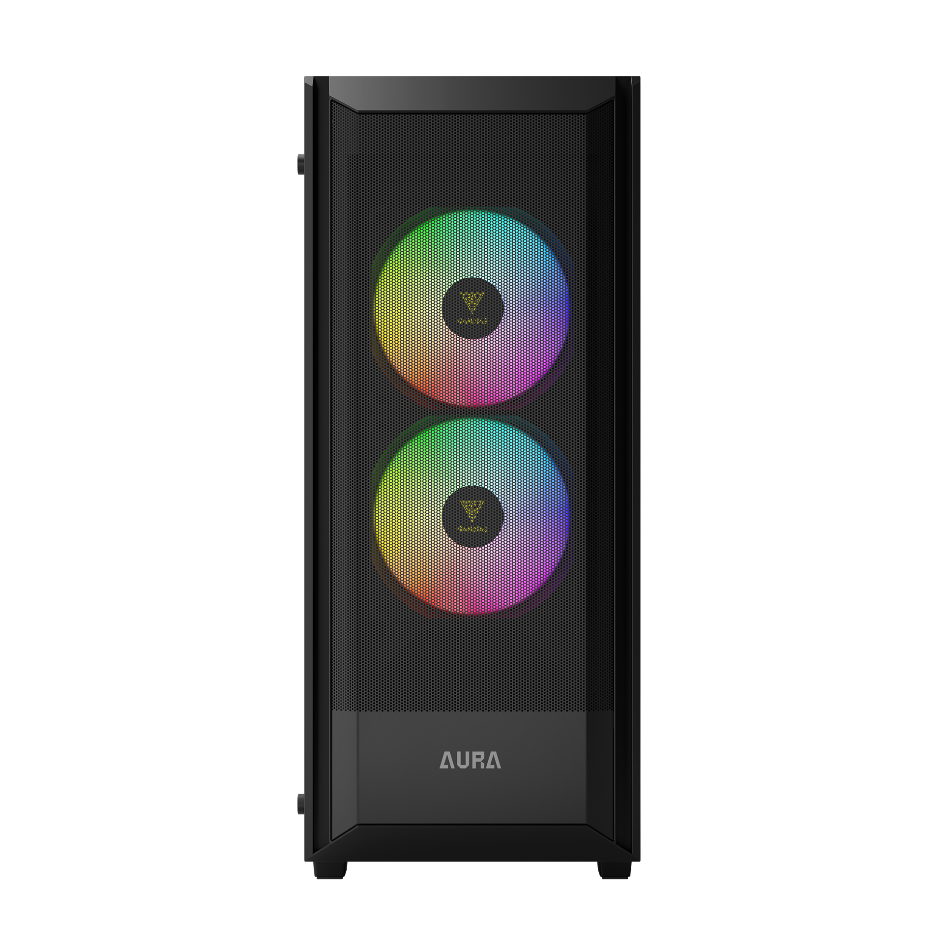Gabinete Gamer Gamdias ATX Aura GC6 Elite ARGB, Vidro Temperado, Mid-Tower, com 3 Fans - Preto