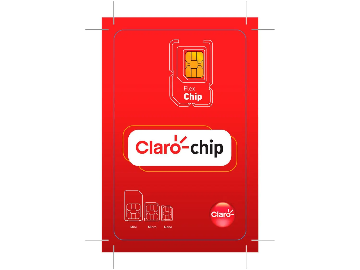 Chip de Celular 5G, Claro Pré Pago