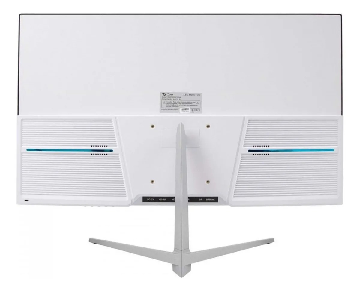 Monitor Gamer Curvo 24" Full HD 165Hz 1ms Duex - Branco